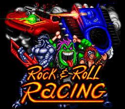 Rock n' Roll Racing (USA) (Beta) Title Screen